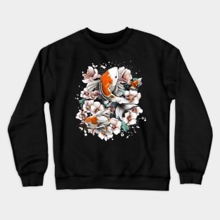 Floral Fish Crewneck Sweatshirt